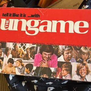 Vintage 1975 The Ungame Tell It Like It Is Complete Board Game w/ Original Newsp